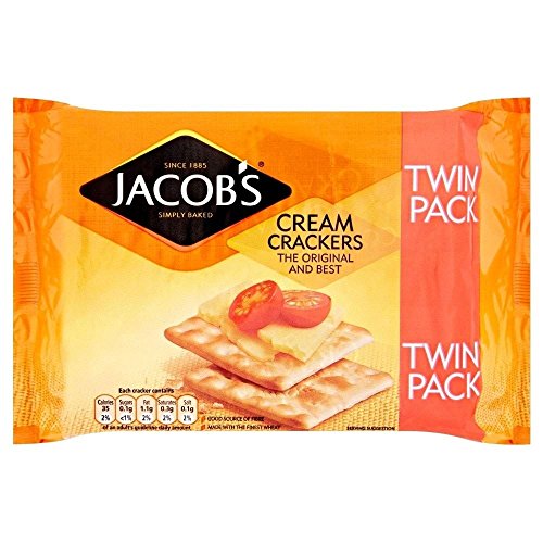Jakobs Cream Crackers (2x200g) - Packung mit 2 von Jacob's (Biscuits & Snacks)
