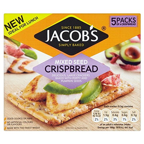 Jakobs Knäckebrot - Gemischte Samen (5 Pro Packung - 190G) von Jacob's