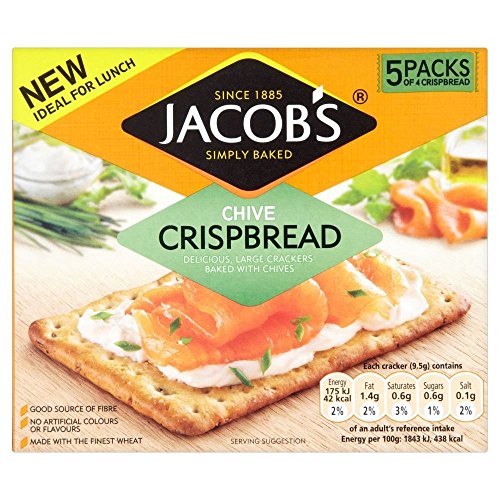 Jakobs Knäckebrot - Schnittlauch (190G) von Jacob's (Biscuits & Snacks)