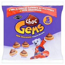 Jacob's Choc Gems 5 X 25G von Jacob's