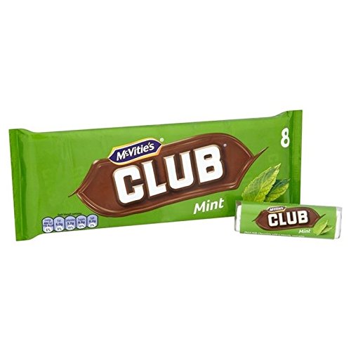 Jacob's Club Menta 8 x 22,5 g Mcvitie (Packung mit 2) von Jacob's