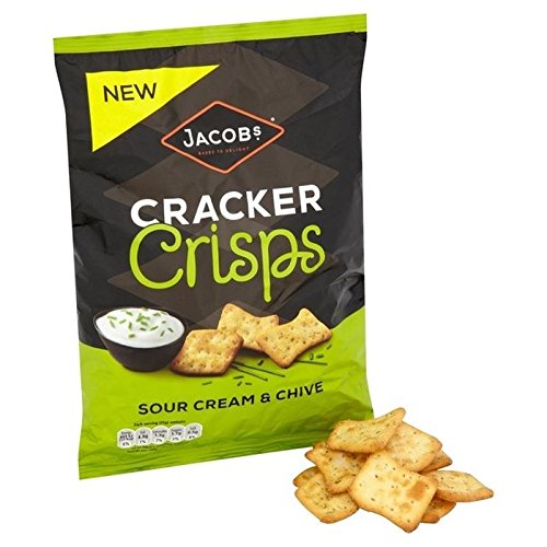 Jacob's Cracker Crisps Sour Cream & Chive 150g, 6 Pack von Jacob's