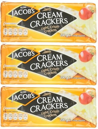 Jacob's Cream Crackers. 200g Pack (Pack of 3) von IUSOT