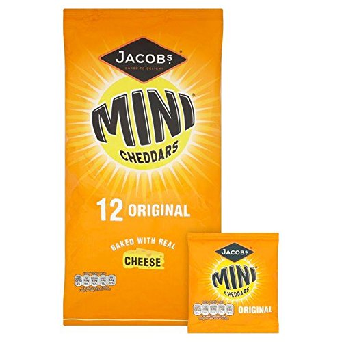 Jacob's Käse Mini Cheddars 25 g x 12 pro Packung (2 Stück) von Jacob's