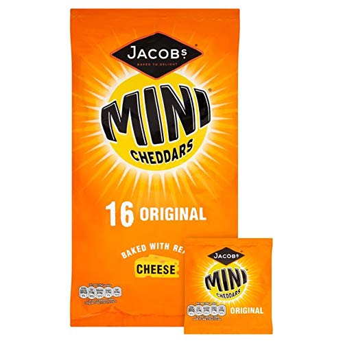 Jacob's Mini-Cheddars, 25 g, 16 Stück pro Packung von Jacob's