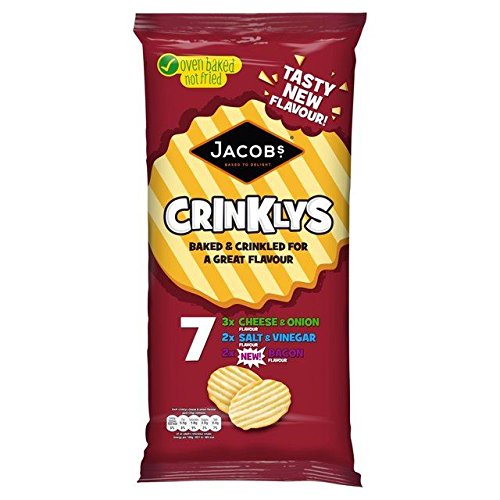 Jakobs Crinkly Variety Pack 25G X 7 Pro Packung von Jacob's