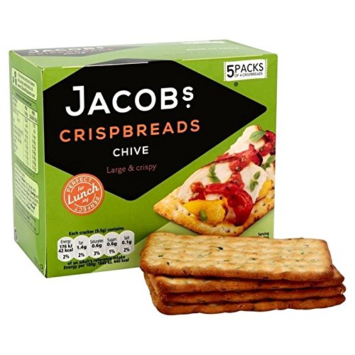 Jakobs Knäckebrote Schnittlauch 5 X 4 Pro Packung von Jacob's