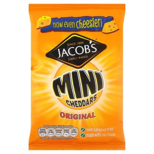 Jakobs Mini Cheddars Original-50g (Packung mit 30 x 50 g) von Jacob's