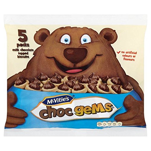 McVitie's Choc Gems 5 x 25g, 2 Pack von Jacob's