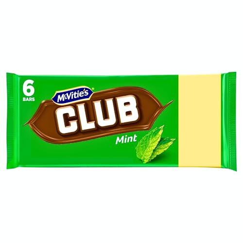 McVitie's Club Mint 8 x 22.5g, 6 Pack von Jacob's