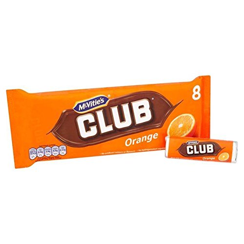 McVitie's Club Orange 8 x 22.5g, 6 Pack von Jacob's