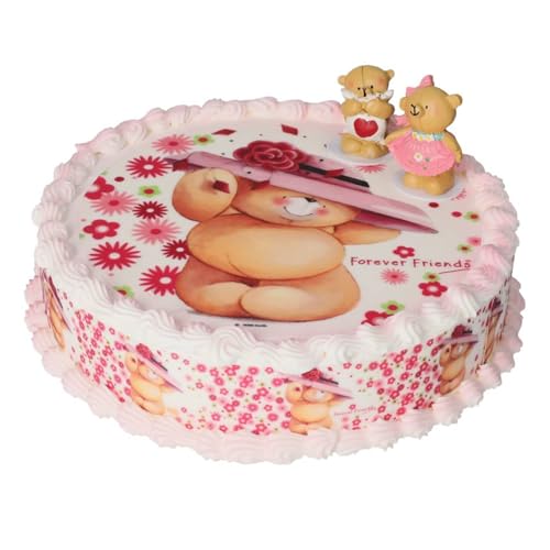 Cake Company individuelle Motivtorte erstellt mit Forever Friends | Torte Dekoration Set mit Zuckeraufleger, Tortenbändern & 2 Papp-Figuren | Perfekt für Kindergeburtstage & Motto-Partys Cake Company individuelle Motivtorte erstellt mit Forever Friends | Torte Dekoration Set mit Zuckeraufleger, Tortenbändern & 2 Papp-Figuren | Perfekt für Kindergeburtstage & Motto-Partys von Jacobi Decor