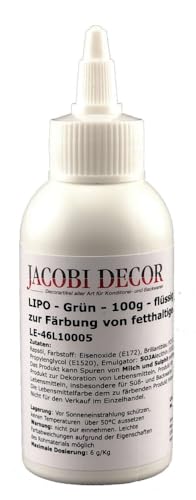 LIPO Grün Azofrei 100g zur Färbung von fetthaltigen Lebensmitteln LIPO Grün Azofrei 100g zur Färbung von fetthaltigen Lebensmitteln von Jacobi Decor