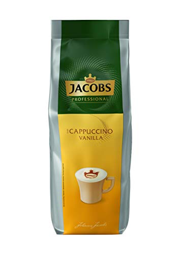 Jacobs Professional Cappuccino Vanilla, 1000g, Instant Kaffee, milchiger Cappuccino mit feiner Vanillenote von Jacobs