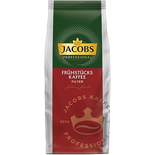 Jacobs Professional Filterkaffee Frühstückskaffee, mittlere Röstung, Kaffee gemahlen, ideal für Hotel & Gastronomie, Intensität 4/5, 1 kg von Jacobs Professional