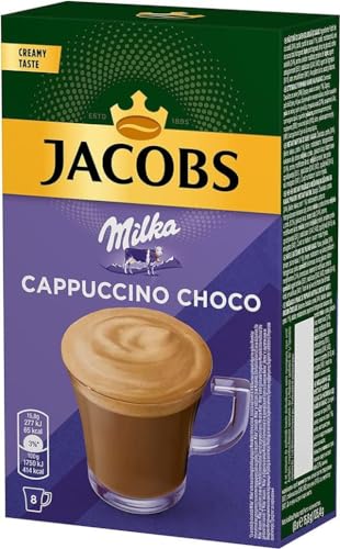 Jacobs 3-in-1 Instant-Kaffee-Likör mit 40 Stäbchen, Einzell-Portionen, frischer Vorrat von Grosshandel, kräftiger und reichhaltiger Kaffee von SORINA