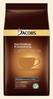 JACOBS Kaffeebohnen NACHHALTIGE ENTWICKLUNG - CAFFÈ CREMA von Jacobs