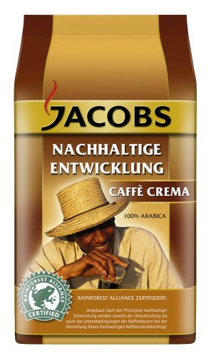 JACOBS Kaffeebohnen NACHHALTIGE ENTWICKLUNG - CAFFÈ CREMA von Jacobs