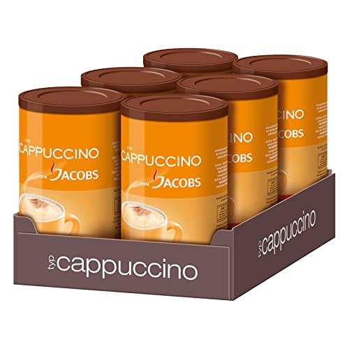 JACOBS Löskaffee Typ Cappuccino 6 x 400 g Dosen löslicher Kaffee Instantkaffee von Jacobs