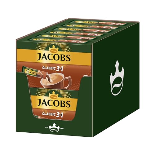 Jacobs Kaffeespezialitäten 3 in 1, 120 Sticks mit Instant Kaffee, 12 x 10 Getränke von Jacobs