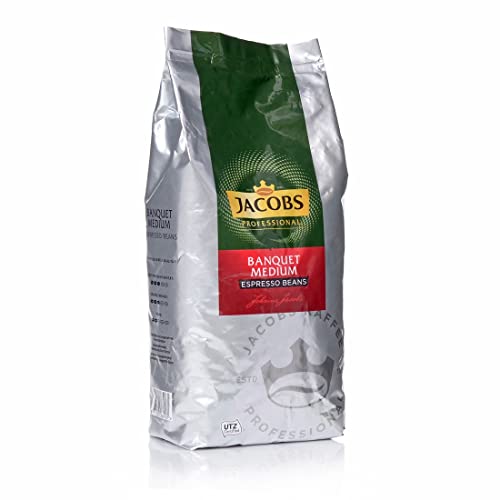 Jacobs Banquet Medium Espresso Ganze Bohne 8 x 1 kg, 8 kg von Jacobs