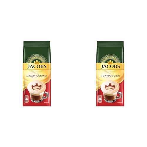 Jacobs Cappuccino, Kaffeespezialität, 400 g Nachfüllbeutel (Packung mit 2) von Jacobs