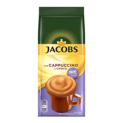 Jacobs Cappuccino Choco, 12er Pack Kaffeespezialitäten, 12 x 500 g im Nachfüllbeutel von Jacobs
