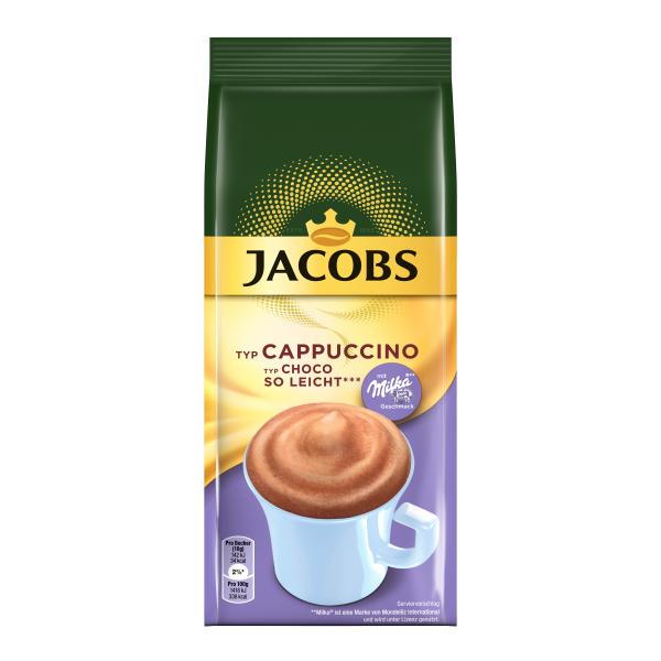 Jacobs Cappuccino Choco So Leicht, Kaffeespezialitäten, Nachfüllbeutel von Jacobs
