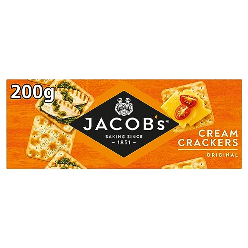 Jacobs Cream Crackers - Pack Size = 1x200g von Jacobs