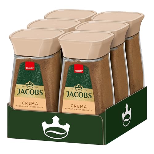 Jacobs löslicher Kaffee Crema, 6 x 200 g Instant Kaffee Jacobs löslicher Kaffee Crema, 6 x 200 g Instant Kaffee von Jacobs