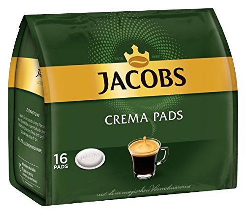 Jacobs Crema Classic 16 Kaffee Pads, 10er Pack (10 x 105 g) von Jacobs