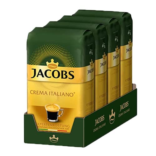 Jacobs - Expertenröstung Crema Italiano Bohnen - 4x 1 kg von Jacobs
