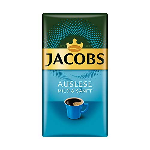 Jacobs Filterkaffee Auslese Mild und Sanft, 12er Pack, 12 x 500 g gemahlener Kaffee von Jacobs