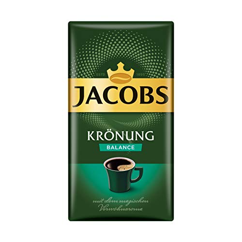 Jacobs Filterkaffee Krönung Balance, 12er Pack, 12 x 500 g gemahlener Kaffee von Jacobs