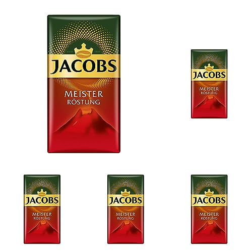 Jacobs Filterkaffee Meisterröstung, 500 g gemahlener Kaffee (Packung mit 5) von Jacobs