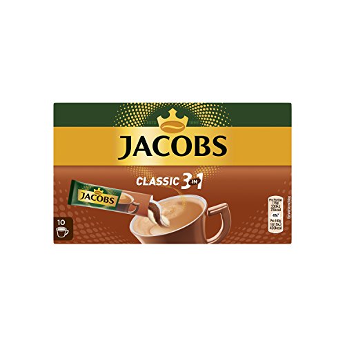 Jacobs Kaffeespezialitäten 3 in 1, 10 Sticks mit Instant Kaffee, 10 Getränke von Jacobs