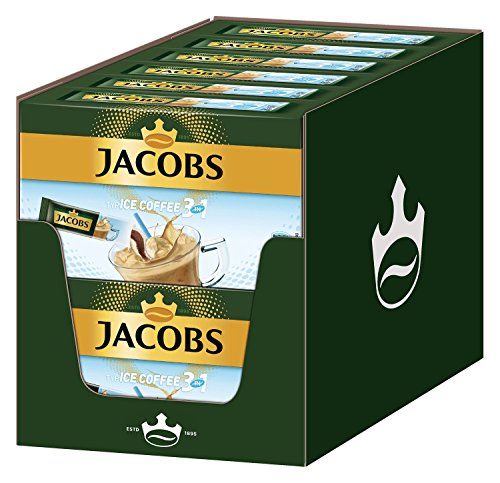 Jacobs Kaffeespezialitäten 3 in 1 Typ Ice Coffee, 120 Eiskaffee Sticks, 12 x 10 Getränke von Jacobs