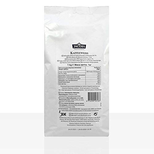 Jacobs Kaffeeweiss 15, Kaffeeweisser 1kg 15% Fett Jacobs Kaffeeweiss 15, Kaffeeweisser 1kg 15% Fett von Jacobs