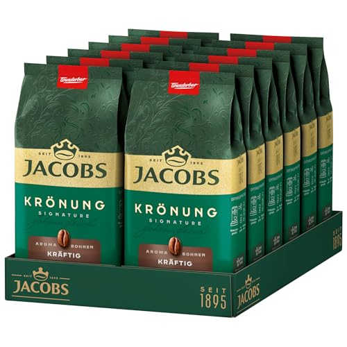 Jacobs Krönung Aroma-Bohnen kräftig Ganze Bohne, 12 x 500g Jacobs Krönung Aroma-Bohnen kräftig Ganze Bohne, 12 x 500g von Jacobs