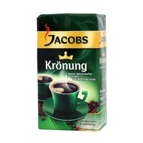 Jacobs Krönung Aroma Gemahlener Kaffee 12x500 grün von Jacobs