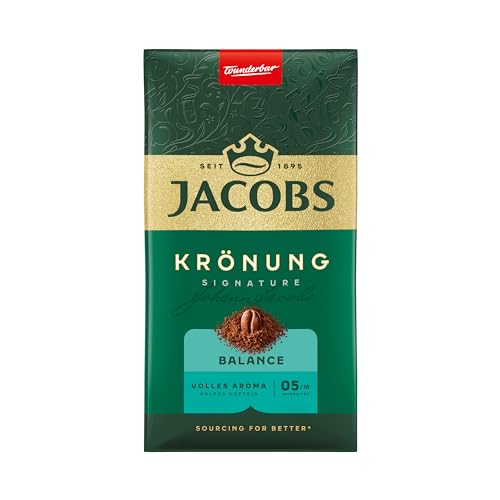 Jacobs Krönung Balance, Gemahlener Röstkaffee, Mittlere Röstung, 500g (1er-Pack) von Jacobs