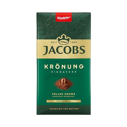Jacobs Krönung Classic 100 Prozent Arabica, Gemahlener Röstkaffee, Mittlere Röstung, 500g (1er-Pack) von Jacobs