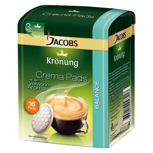 Jacobs Pads Balance 16 Stück Kaffeepad 105g von Jacobs