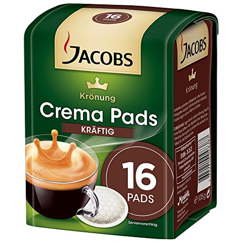 JACOBS Krönung Crema Pads kräftig, 105 g von Jacobs