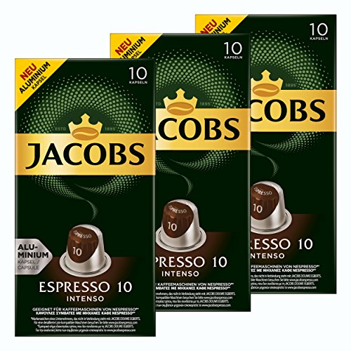 Jacobs Nespresso Kapseln Espresso Intenso 3x10 Kapseln von Jacobs