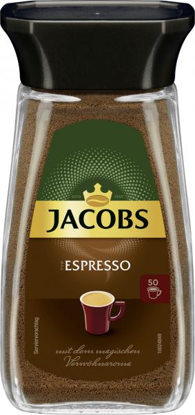 Jacobs löslicher Kaffee Espresso, Instant Kaffee von Jacobs