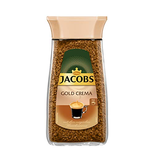 Jacobs löslicher Kaffee, Instant Kaffee, Crema Gold, 200g von Jacobs