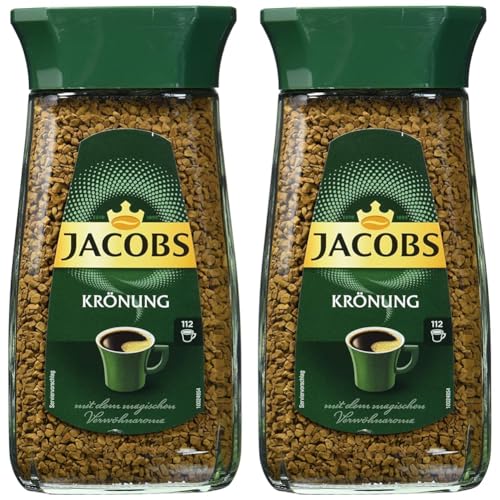 Jacobs löslicher Kaffee Krönung (1 x 200 g) (Packung mit 2) von Jacobs
