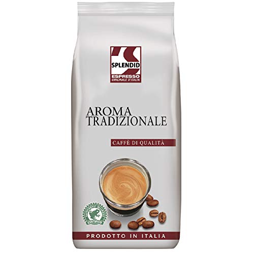 Splendid Aroma Tradizionale Espresso ganze Kaffee-Bohnen 8 x 1Kg von Jacobs