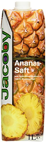 Jacoby Ananassaft aus Ananassaftkonzentrat, 6er Pack (6 x 1 l) von Jacoby